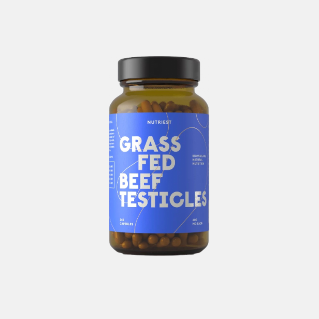 GRASS FED DESICCATED BEEF TESTICLES HOVĚZÍ VARLATA 240 kapslí