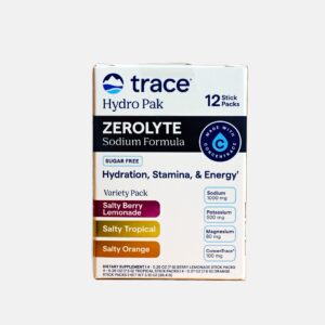 Trace Minerals Zerolyte elektrolyty Variety pack Tropical Lesní plody Pomeranč