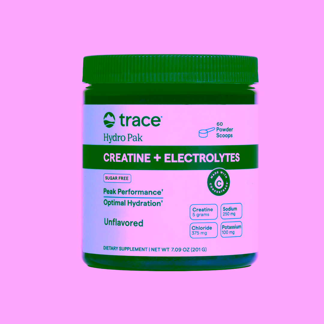 Trace Minerals Trace Minerals Kreatin + Elektrolyty bez příchuti
